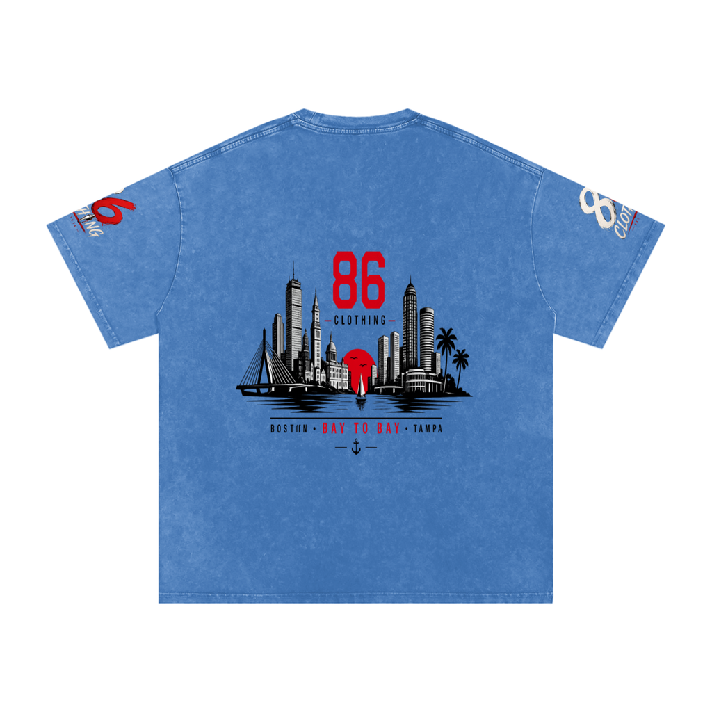 Snow Washed Oversized 86 cotton