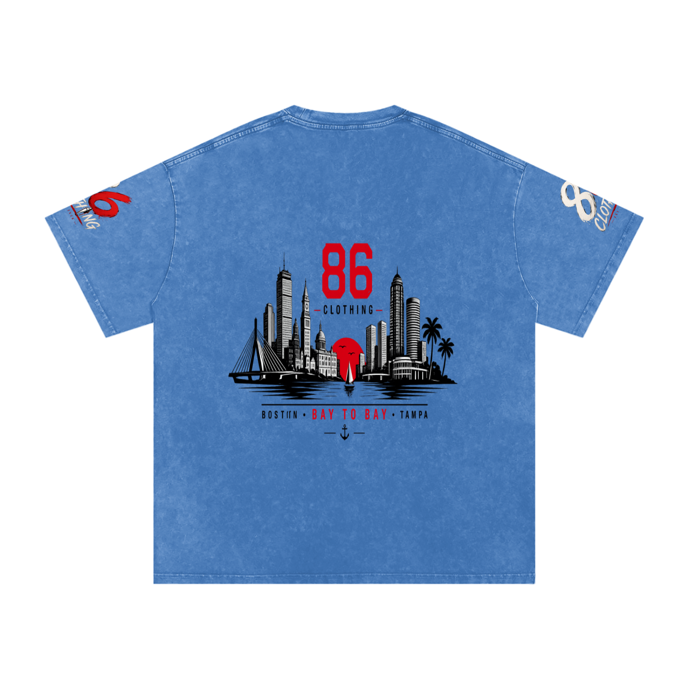 Snow Washed Oversized 86 cotton