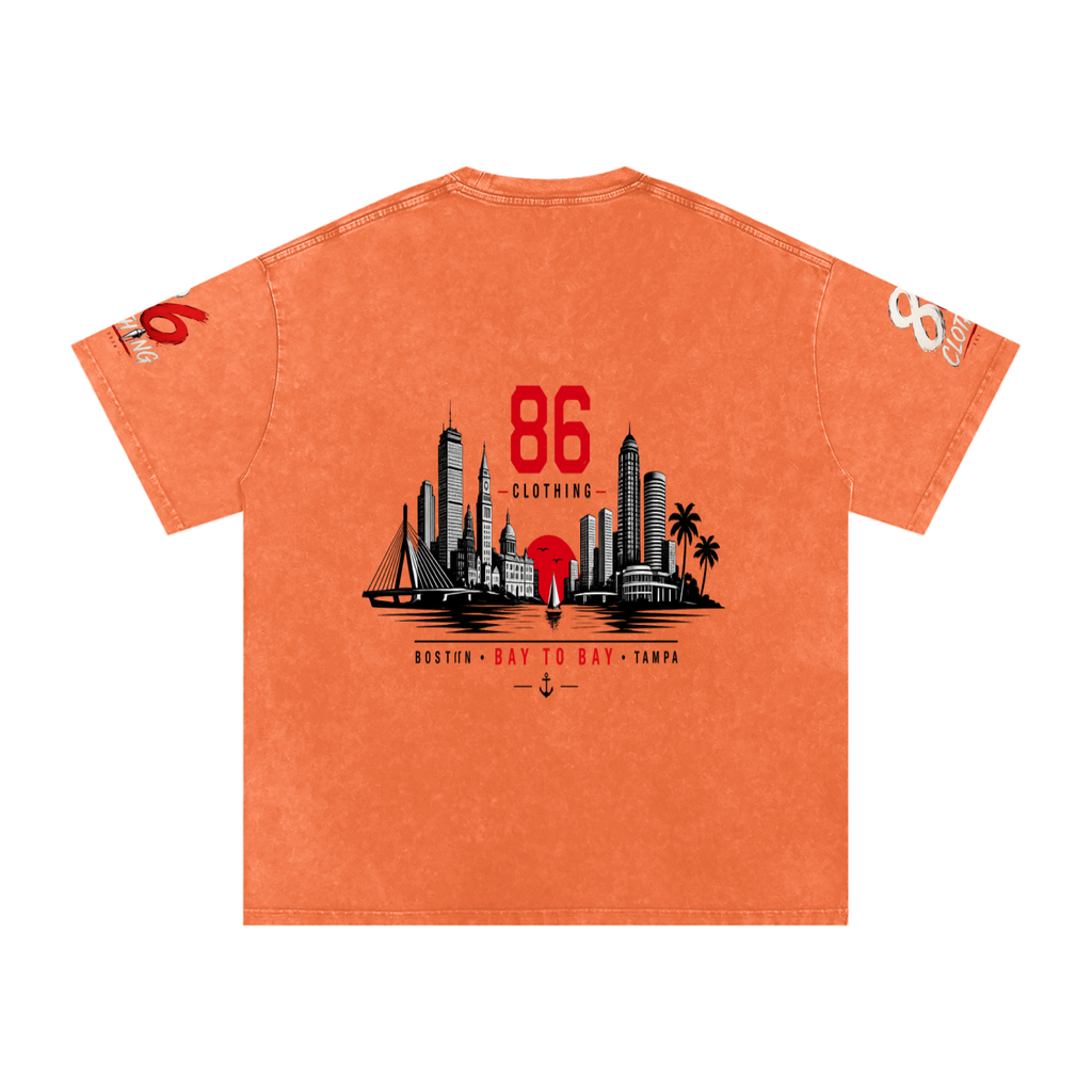 Snow Washed Oversized 86 cotton
