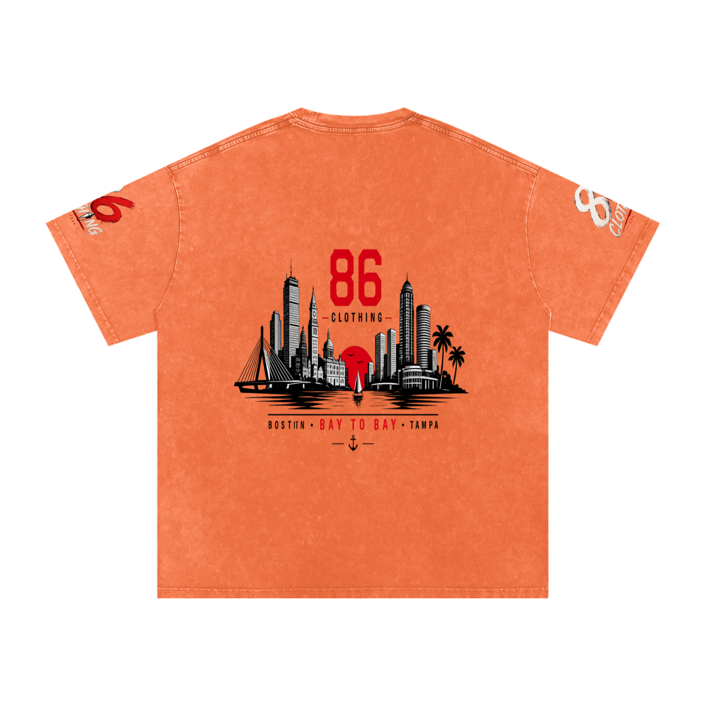 Snow Washed Oversized 86 cotton