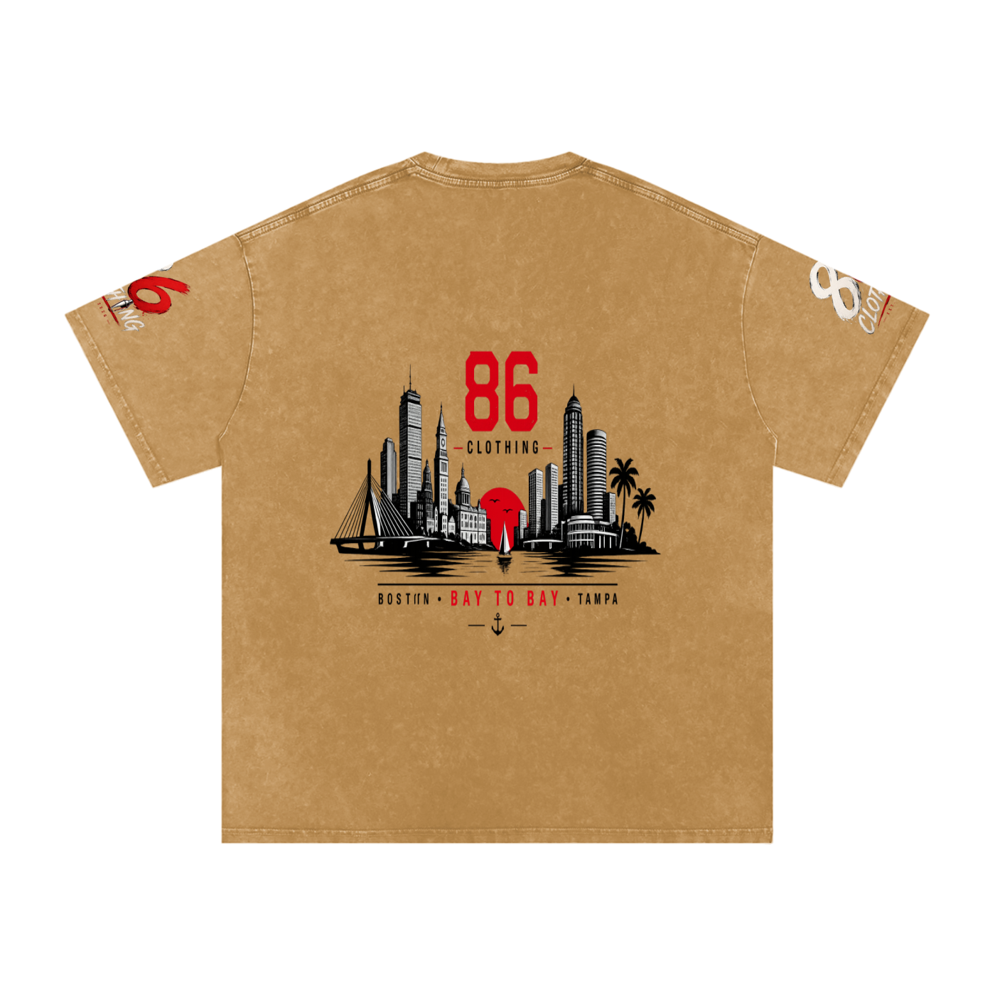 Snow Washed Oversized 86 cotton