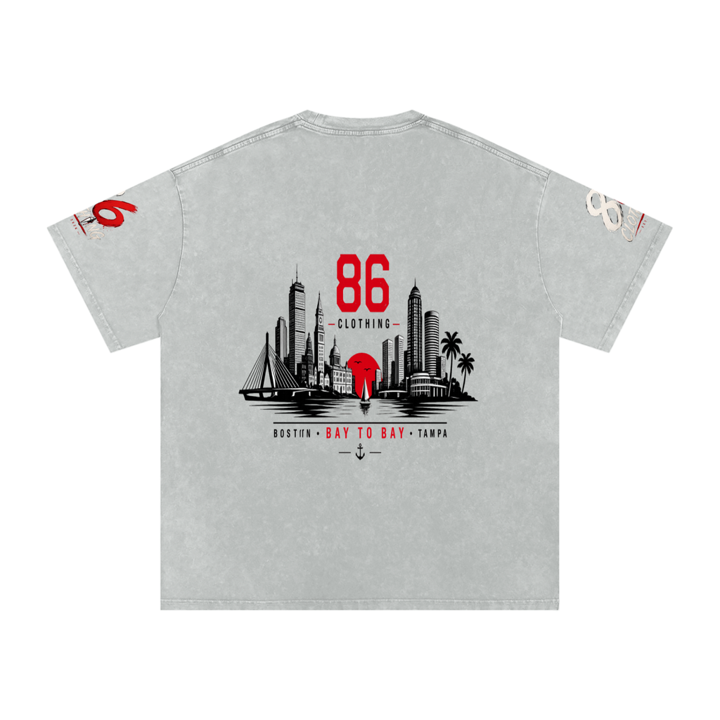 Snow Washed Oversized 86 cotton